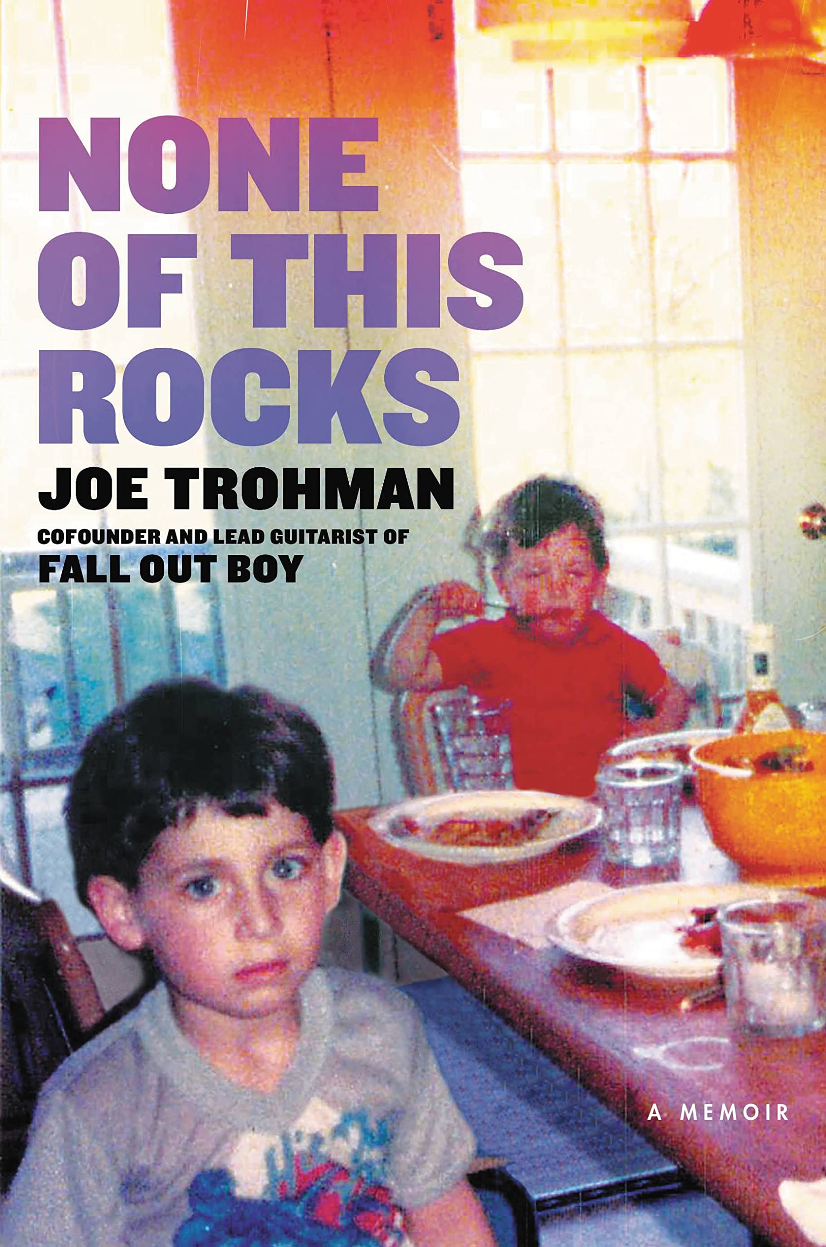 The cover of None Of This Rocks by Joe Trohman.